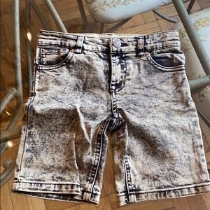 Stella McCartney acid wash denim shorts